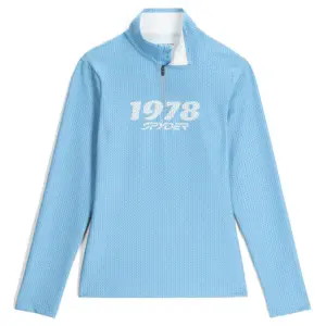 Spyder Vivid Sweatshirt Met Halve Rits Blauw