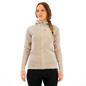 Houdini Pace Flow Fleece Met Kap Zilver