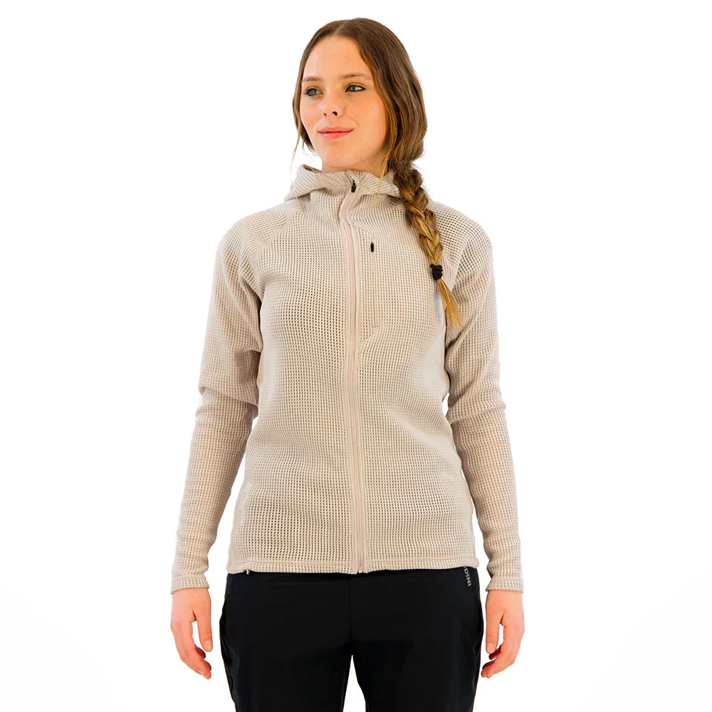 Houdini Pace Flow Fleece Met Kap Zilver