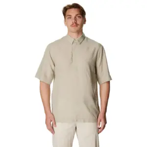 Houdini Tree Korte Mouw Poloshirt Grijs