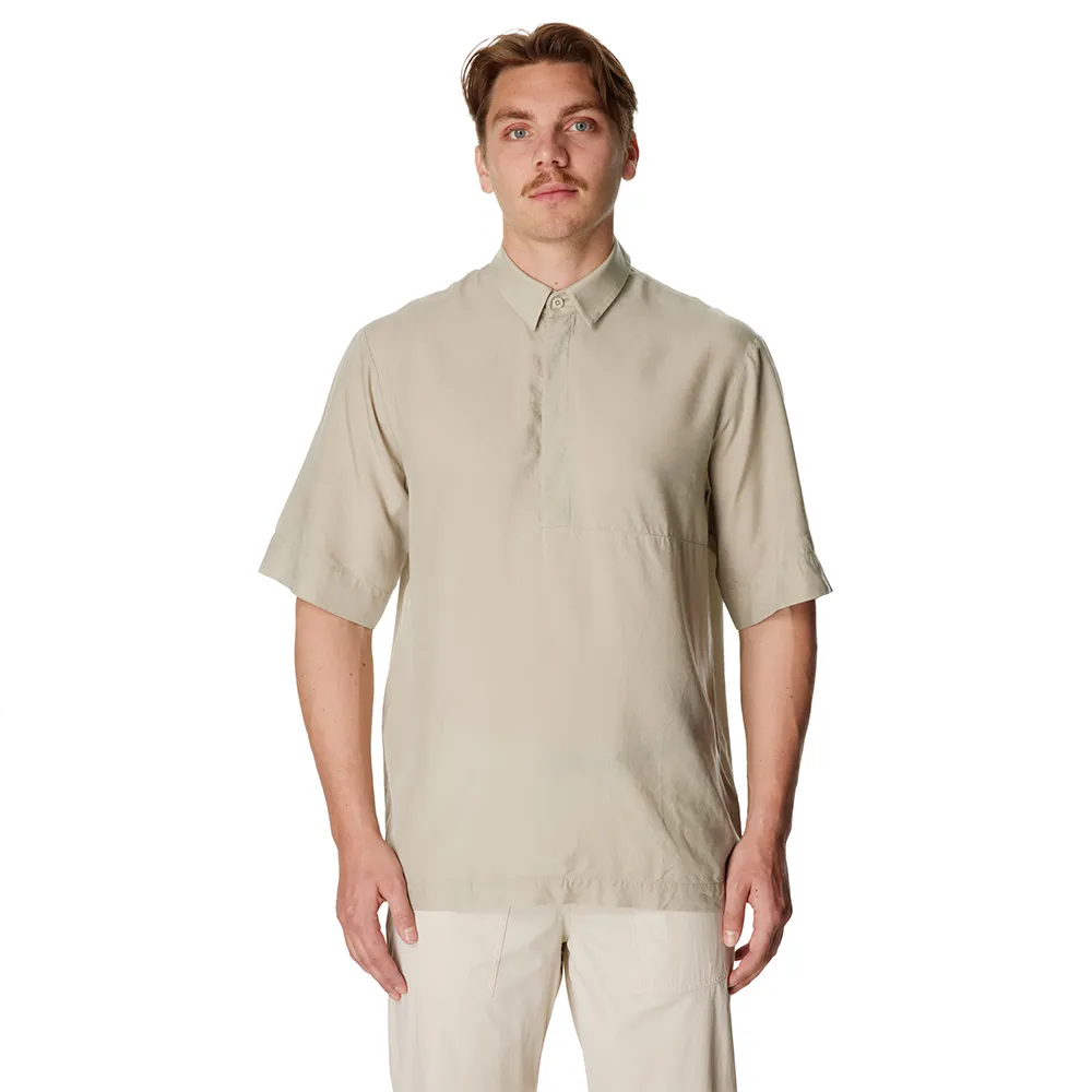 Houdini Tree Korte Mouw Poloshirt Grijs