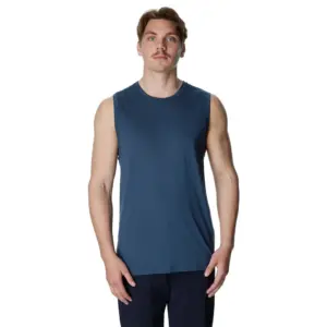 Houdini Tree Mouwloos T-shirt Blauw