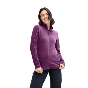 Maier Sports Denise W Fleece Met Volledige Rits Bruised Boysenberry
