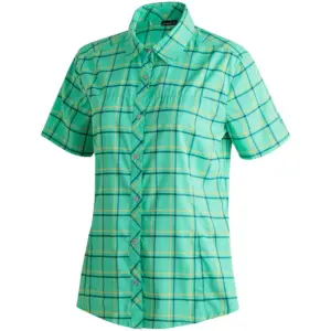 Maier Sports Kendra S/s W Overhemd Met Korte Mouwen Groen