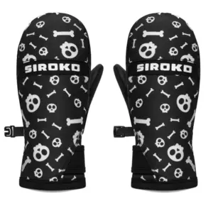 Siroko Spook Handschoenen Zwart