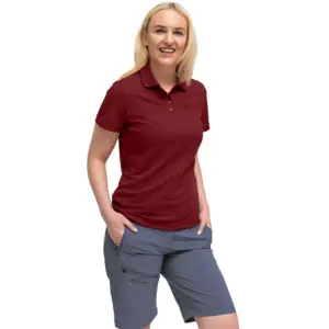 Maier Sports Ulrike Korte Mouw Poloshirt Sun-dried Tomato