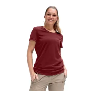 Maier Sports Waltraud H/s T-shirt Met Korte Mouwen Sun-dried Tomato