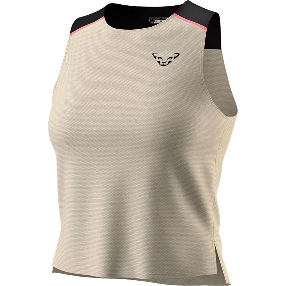 Dynafit Sky Crop Mouwloos T-shirt Overcast