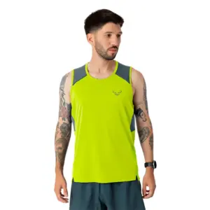Dynafit Sky Mouwloos T-shirt Geel