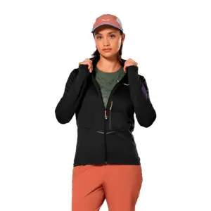 Salewa Pedroc 3 Polarlite Fleece Met Kap Zwart