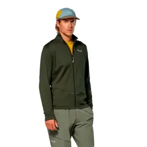 Salewa Pedroc 3 Polarlite Fleece Met Kap Olijf