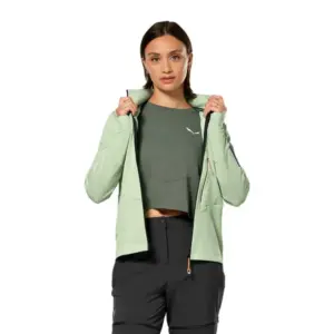 Salewa Pedroc 3 Polarlite Fleece Met Kap Groen