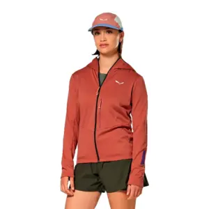 Salewa Pedroc 3 Polarlite Fleece Met Kap Rood