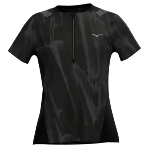 Mizuno Trail Graphic T-shirt Met Korte Mouwen Zwart