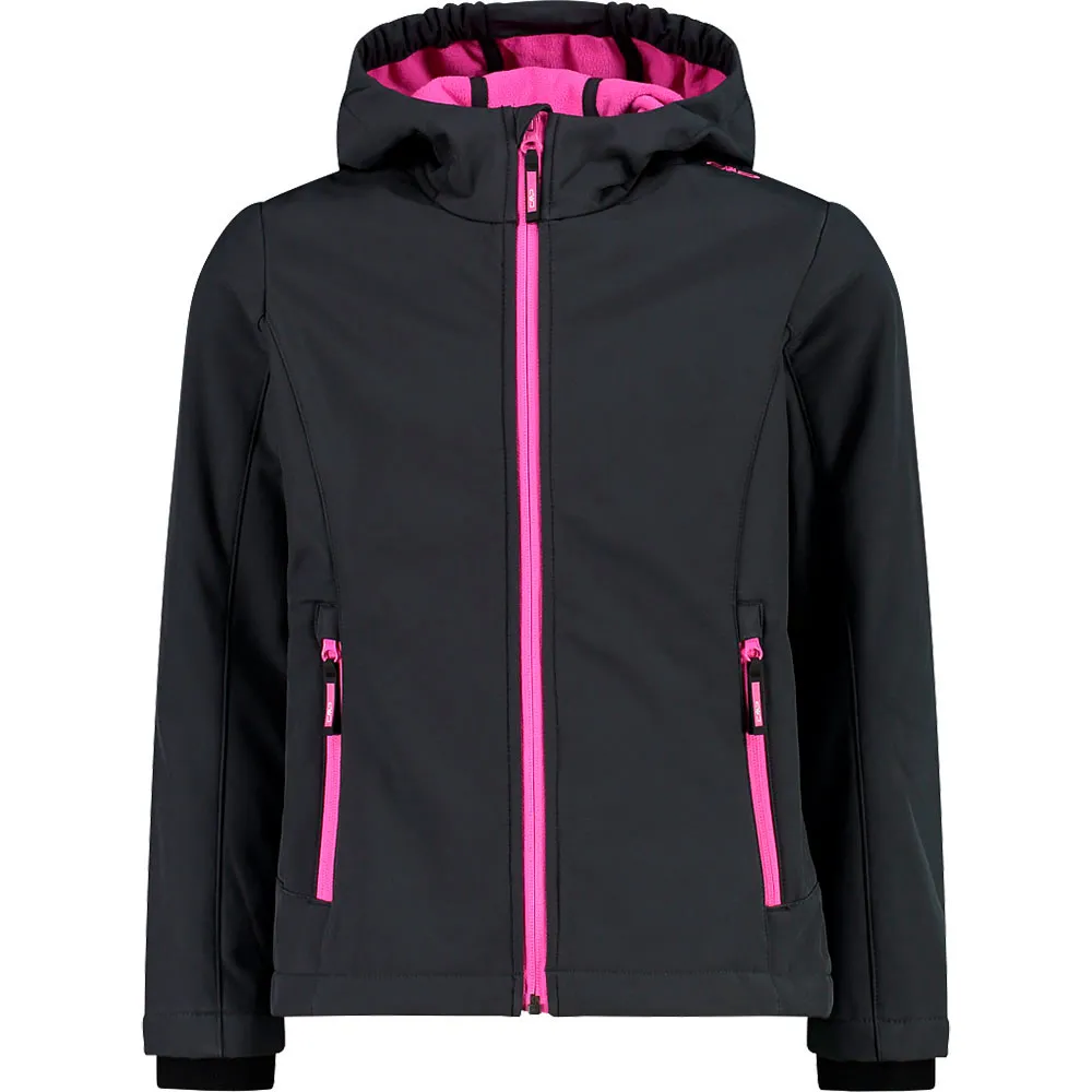 Cmp Fix Hood 3a29385n Softshelljack Antracite / Festival
