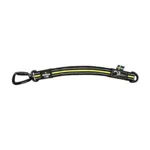 Axaeco 4 Season Bungee Hondenriem Zwart