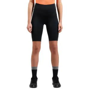 Odlo Ascent Medium Support Korte Leggings Zwart