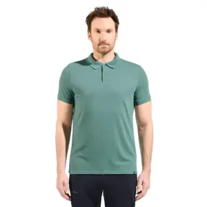 Odlo Ascent Natural Korte Mouw Poloshirt Arctic