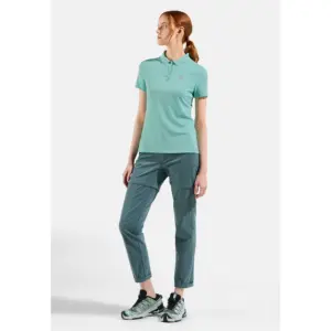 Odlo F-dry Korte Mouw Poloshirt Aqua Haze