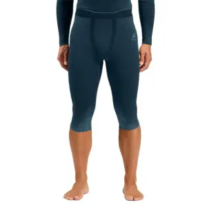 Odlo Performance Warm 3/4 Basislaag Broek Blauw