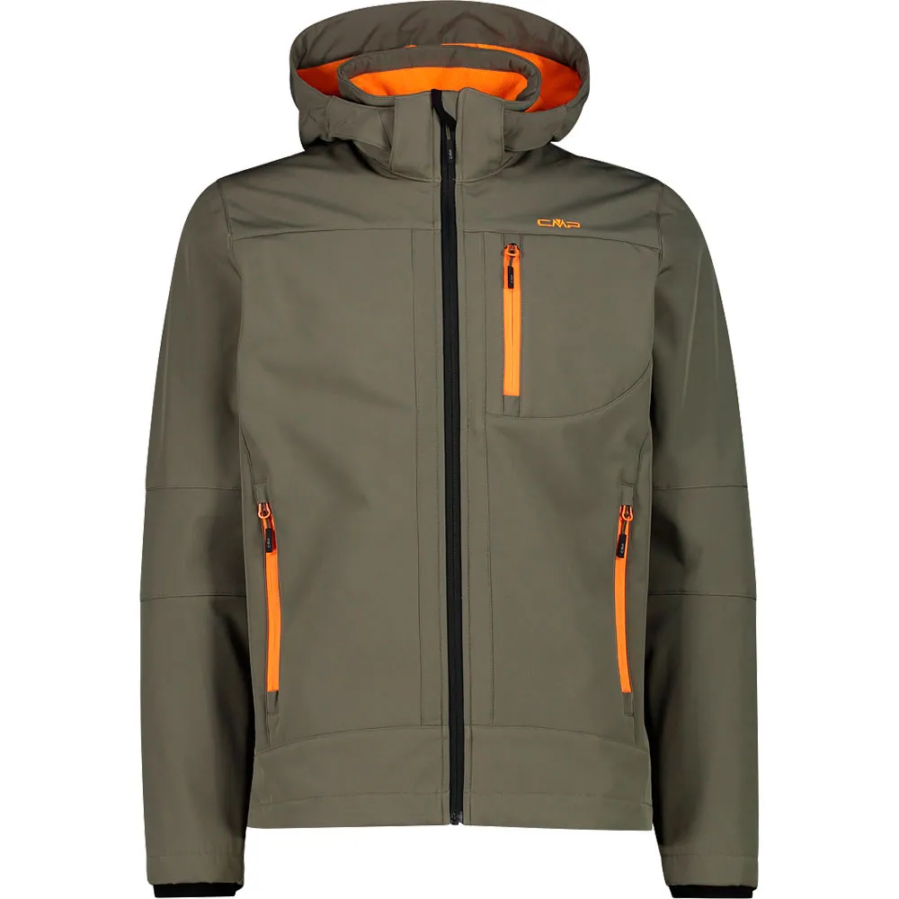 Cmp 3a01787n Softshelljack Olijf