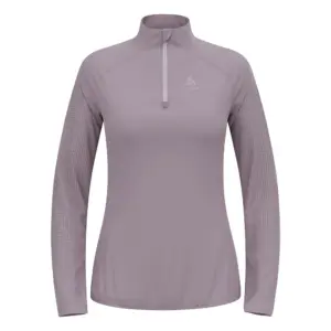 Odlo Zeroweight Warm Sweatshirt Met Halve Rits Grijs
