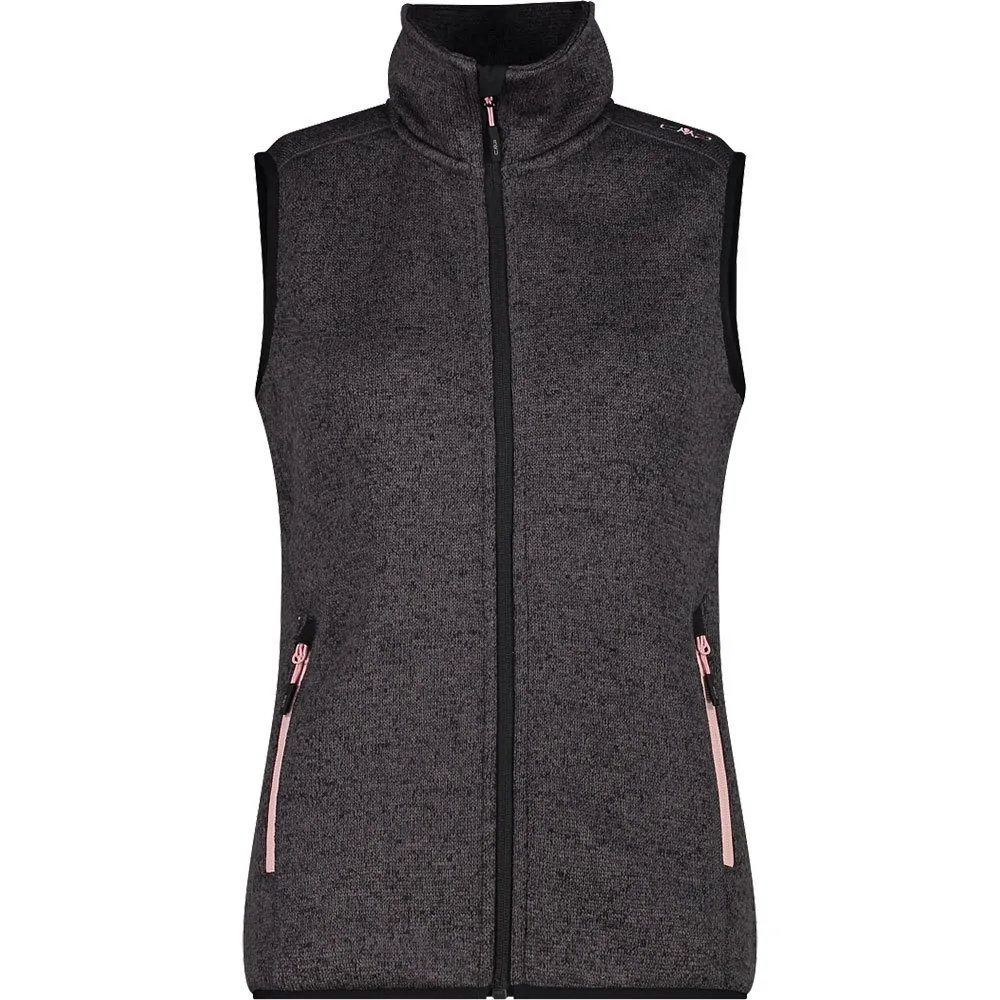 Cmp Heavy Fleece 3h55766 Vest Nero / Rose