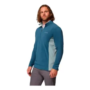 Columbia Klamath Range Ii Fleece Met Halve Rits Blauw