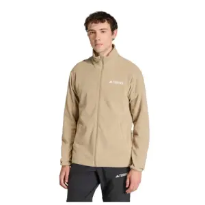 Adidas Multi Essentials Fleece Met Volledige Rits Blanch Cargo
