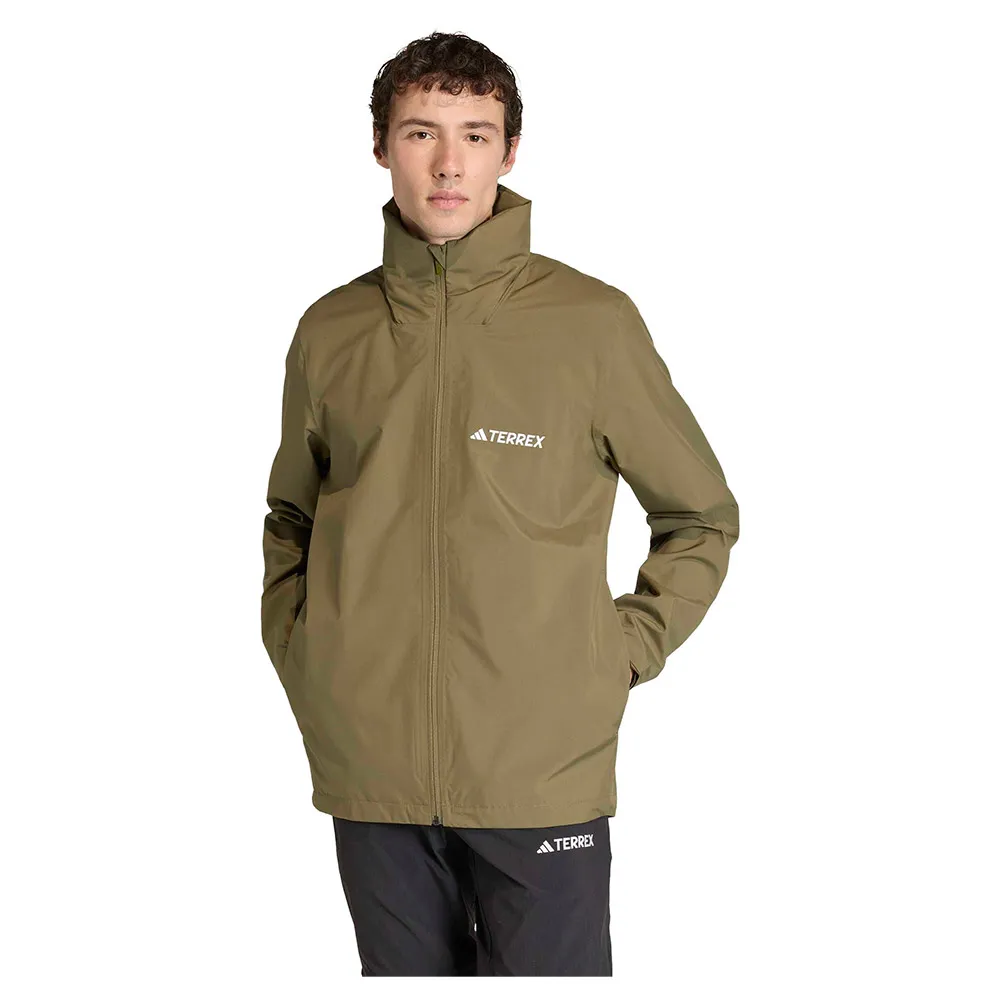 Adidas Multi Essentials 2l Regenjas Olijf