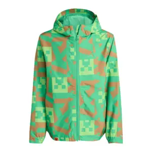 Adidas Minecraft Terrex 2 Layer Climaproof Regenjas Groen