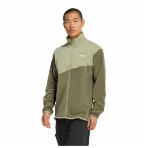 Adidas Terrex Multi Fleece Met Volledige Rits Groen