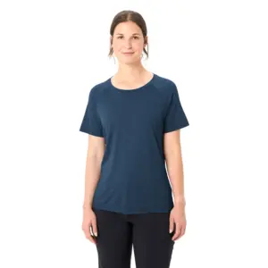 Vaude Essential Wool T-shirt Met Korte Mouwen Dark Sea