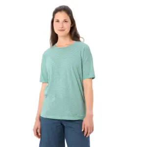 Vaude Mineo Striped T-shirt Met Korte Mouwen Sage