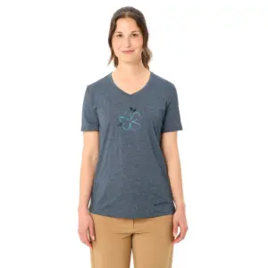 Vaude Skomer Print Iii T-shirt Met Korte Mouwen Dark Sea Uni