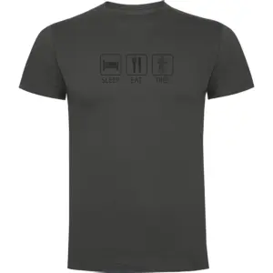 Kruskis Sleep Eat And Trek T-shirt Met Korte Mouwen Lead