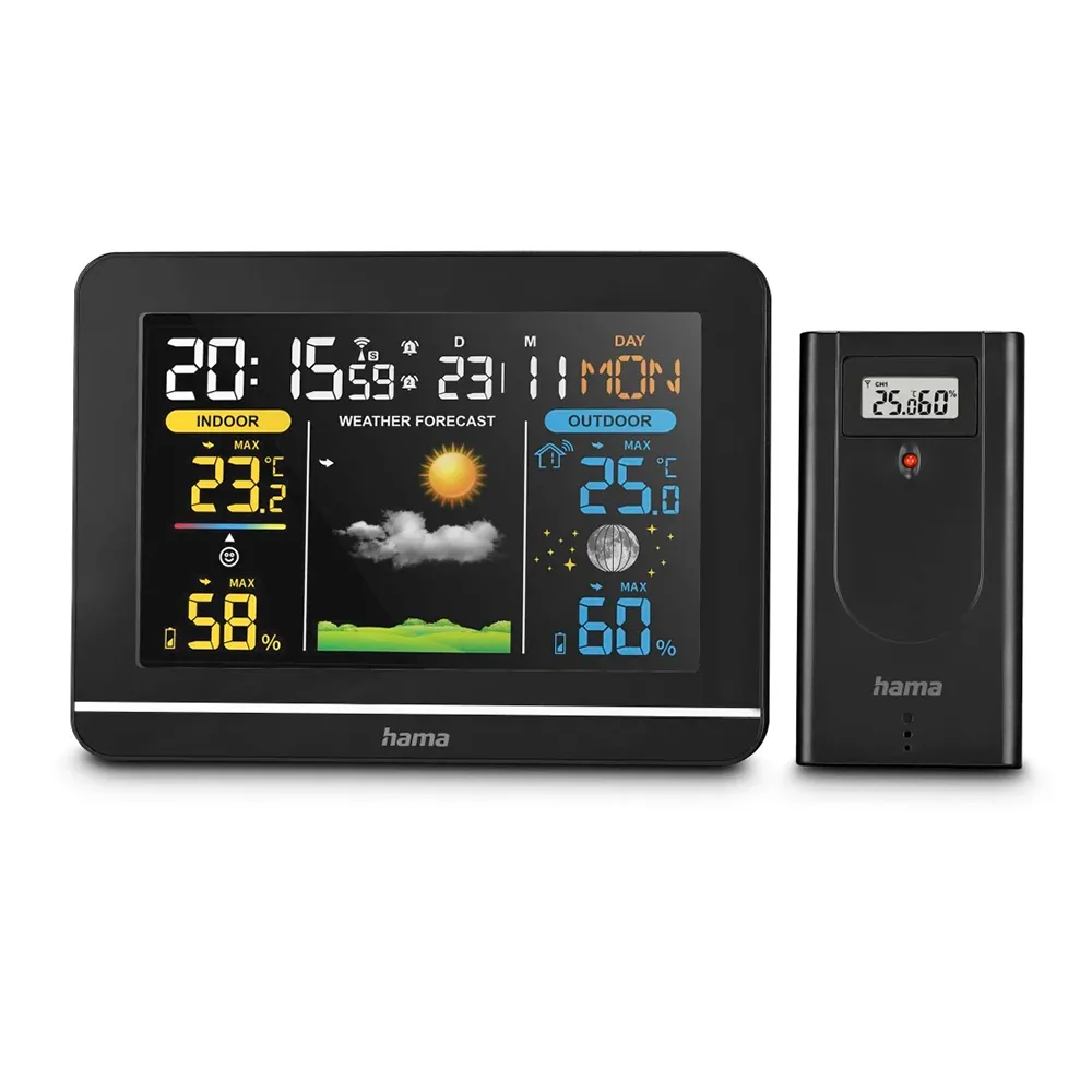 Hama Usedom Weerstations Zwart