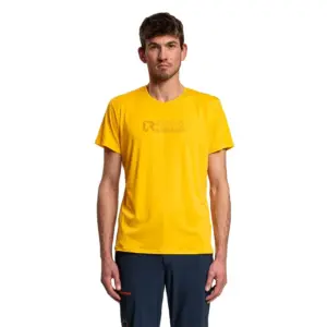 Rock Experience Tangerine Trip T-shirt Met Korte Mouwen Goud