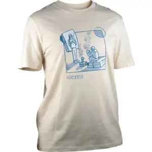 Sierra Climbing Coffee Climb T-shirt Met Korte Mouwen Natural Raw
