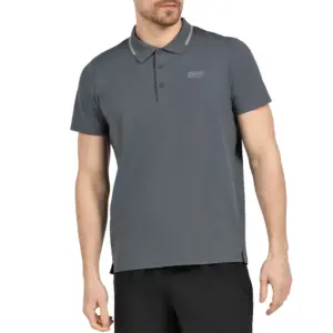 +8000 Jorgen Korte Mouw Poloshirt Antraciet