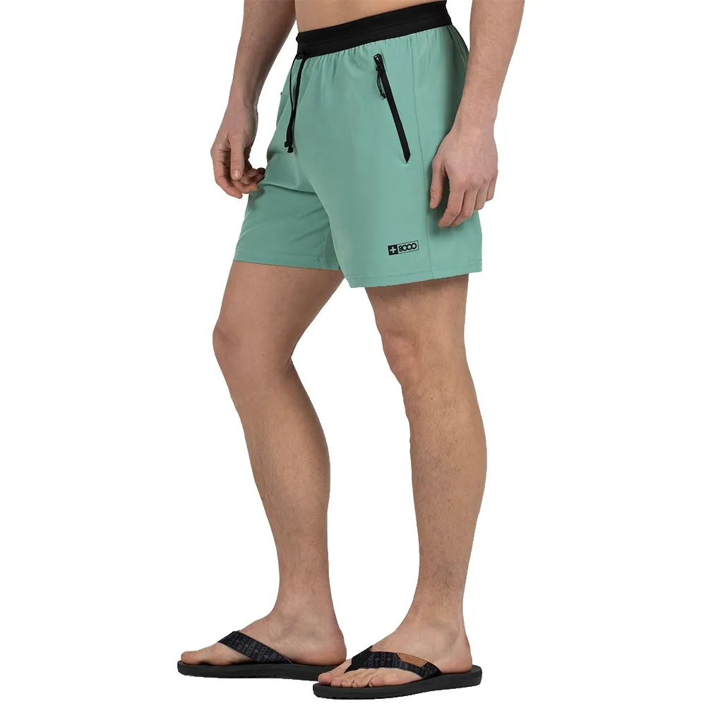 +8000 Ros Korte Broek Groen