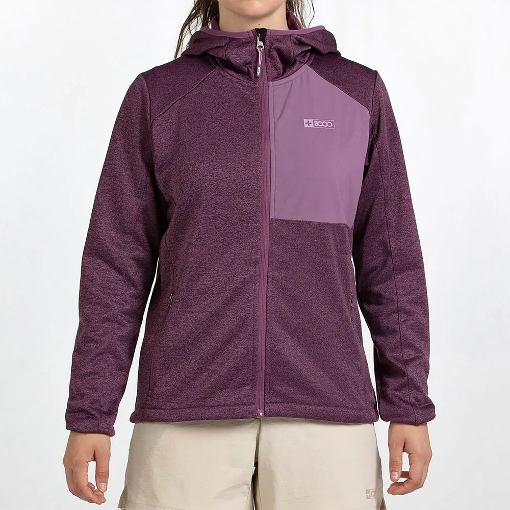 +8000 Usaim Sweatshirt Met Rits Paars