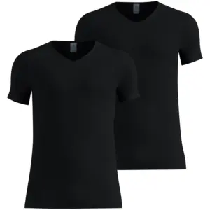 Odlo Active Light T-shirt Met Korte Mouwen 2 Eenheden Zwart