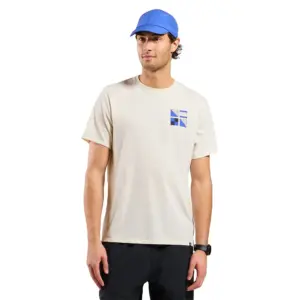 Odlo Cotton Blend T-shirt Met Korte Mouwen Gardenia
