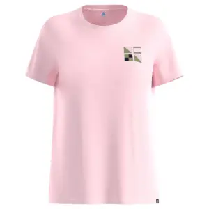 Odlo Cotton Blend T-shirt Met Korte Mouwen Roze