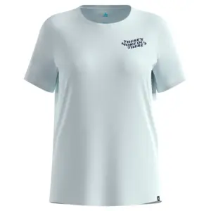 Odlo Cotton Blend There´s More Out There T-shirt Met Korte Mouwen Blauw