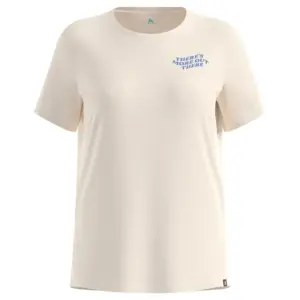 Odlo Cotton Blend There´s More Out There T-shirt Met Korte Mouwen Gardenia