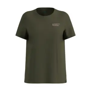 Odlo Cotton Blend Unlimited T-shirt Met Korte Mouwen Deep Depths
