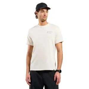 Odlo Cotton Blend Unlimited T-shirt Met Korte Mouwen Gardenia