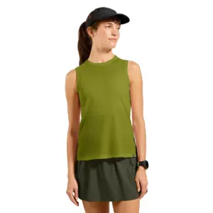 Odlo Cubic Light Mouwloos T-shirt Guacamole